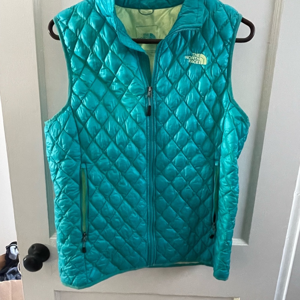 The North Face Teal Quilted Vest